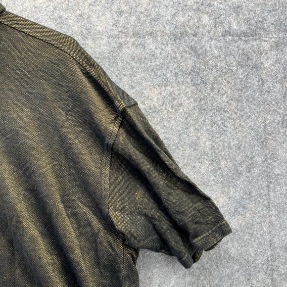 Jhanes Barnes Polo Shirt Men Extra Large Adult Green Outdoors Rayon Vintage XL - Picture 4 of 13